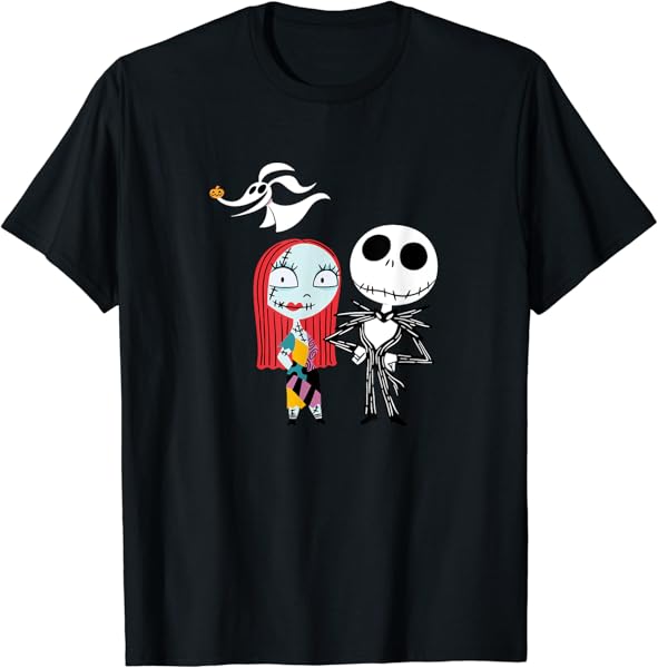 Disney Nightmare Before Christmas Jack and Sally T-Shirt