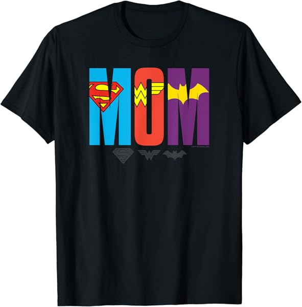 DC Comics Mother\'s Day Super Hero Girls Mom Logo T-Shirt