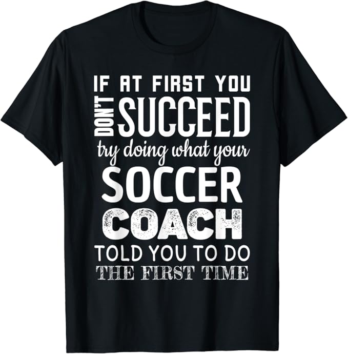 Amazon.com: Funny Soccer Coach Tshirt Thank You Appreciation Gifts T