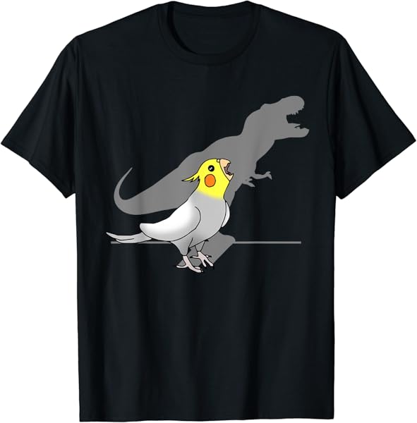 Cute Screaming Parrot Funny T-Rex Cockatiel T-Shirt