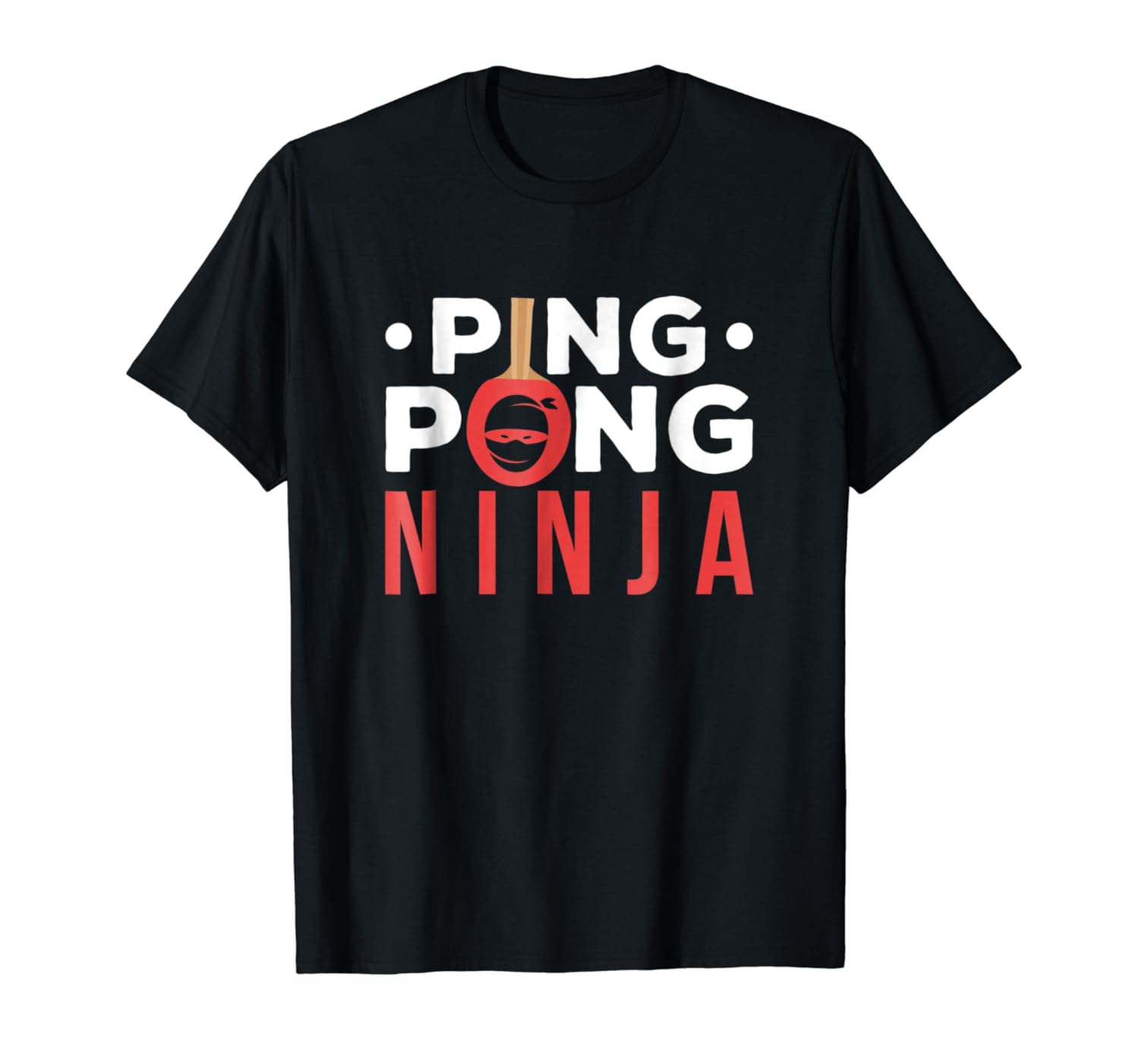 Funny Ping Pong Ninja T-Shirt Men Women Youth Boys Girls