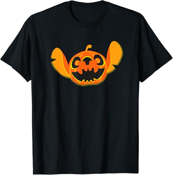 Disney Stitch Jack-O’-Lantern Halloween T-Shirt