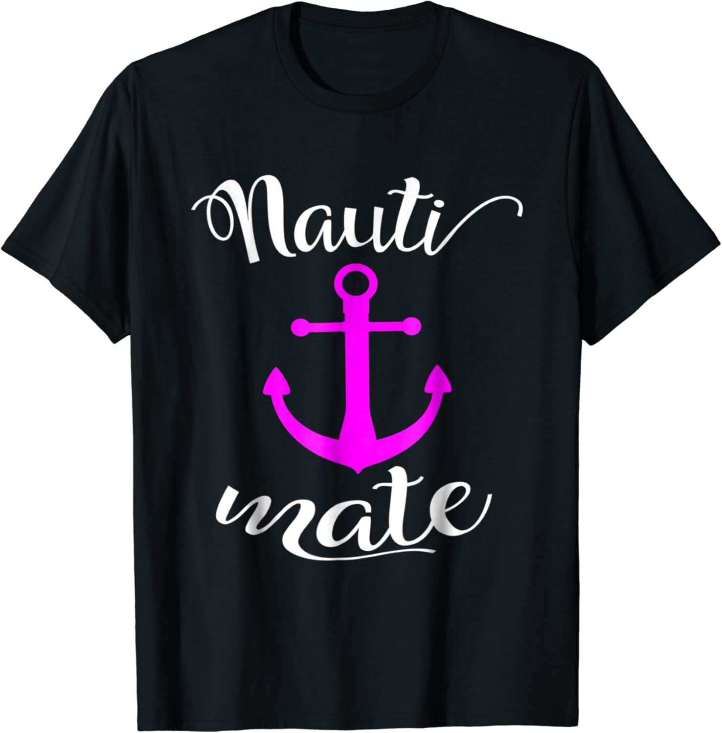 Nauti Mate Beach Anchor Bachelorette Wedding Party TShirt