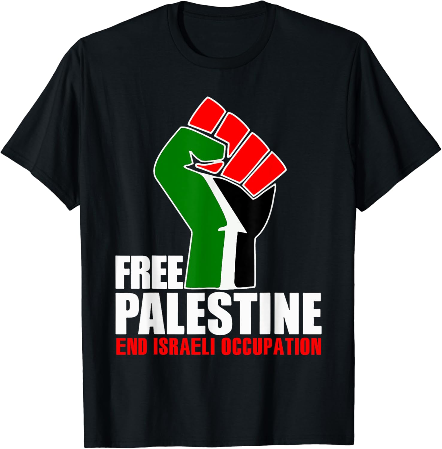 Free Palestine End Israeli Occupation T-Shirt