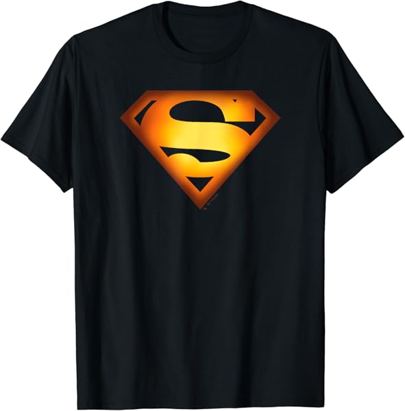 DC Comics Superman Halloween Jack O\' Lantern Logo T-Shirt