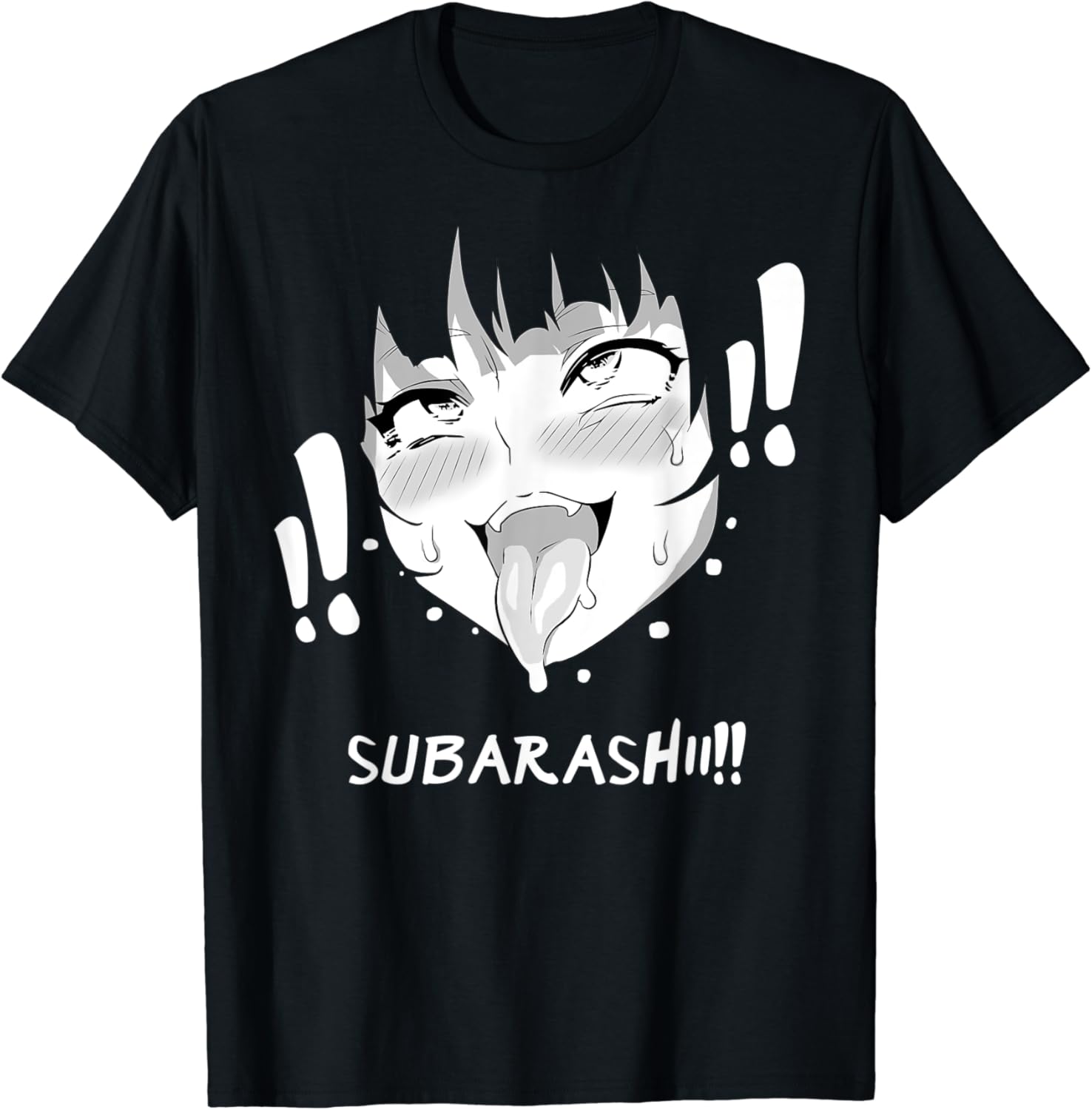 Anime girl face shirt Clearance