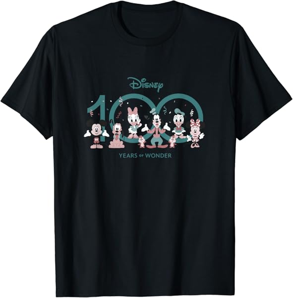 Disney 100 Years of Wonder Mickey & Pals Muted Cute D100 T-Shirt