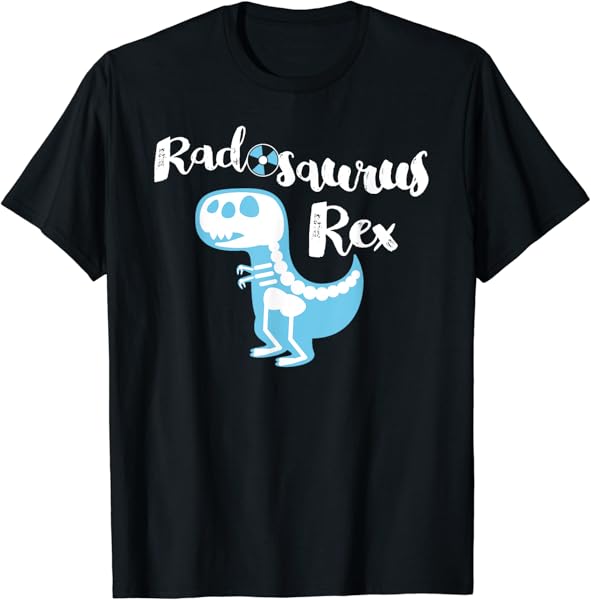Cute X-Ray Tech TShirt, Radiology Dinosaur Graphic Gift T-Shirt