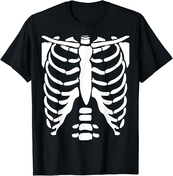 SKELETON | Halloween Costume Rib cage Anatomy T-Shirt