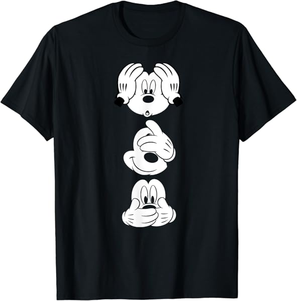Disney - Mickey Mouses Three Faces T-Shirt
