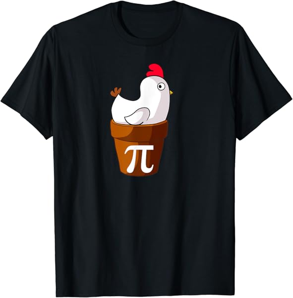 Chicken Pot Pie Funny Math pun Chicken Pot Pi T-Shirt