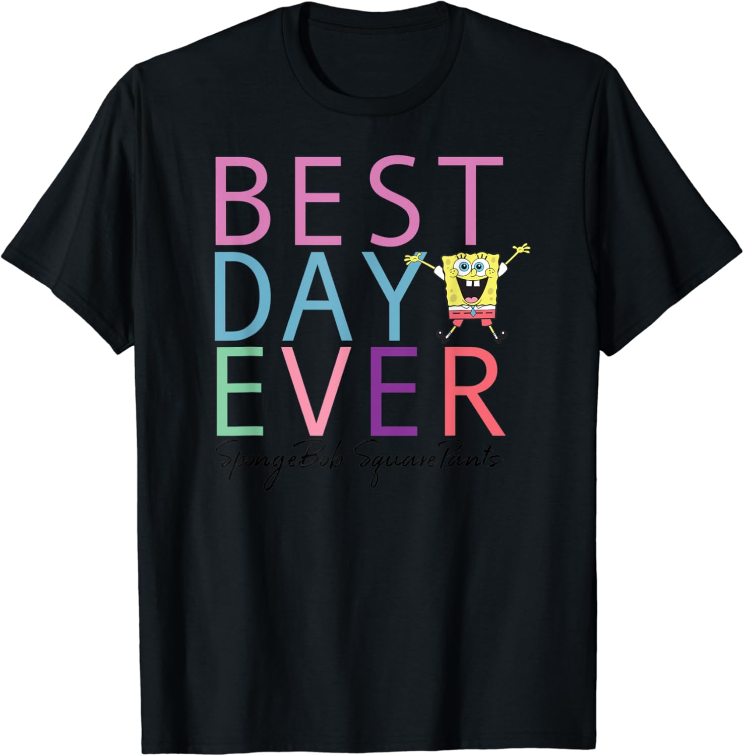 Spongebob Squarepants Best Day Ever TShirt Clothing