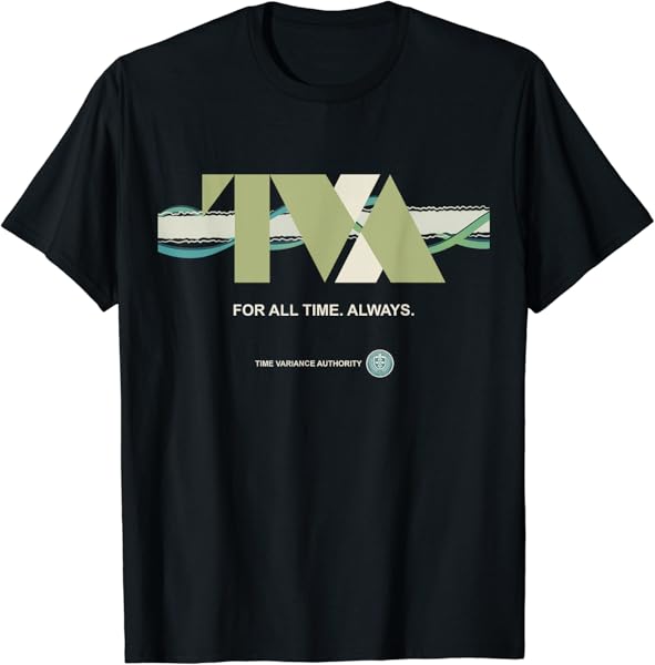 Marvel Loki Time Variance Authority TVA Timeline T-Shirt