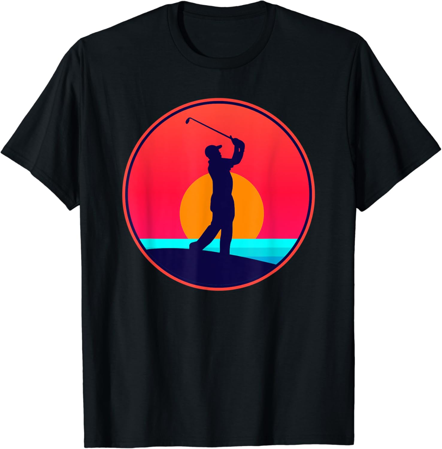 Retro Golfen Golf Geschenk T-Shirt : Amazon.de: Fashion