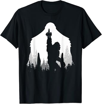 bigfoot middle finger shirt