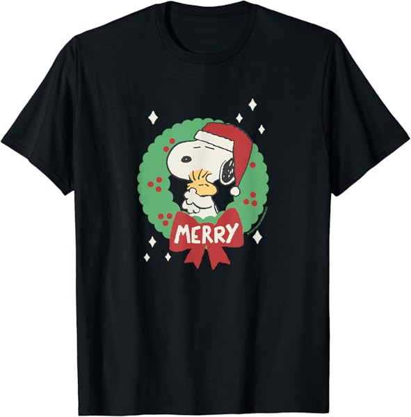 Peanuts - Christmas Snoopy Merry T-Shirt