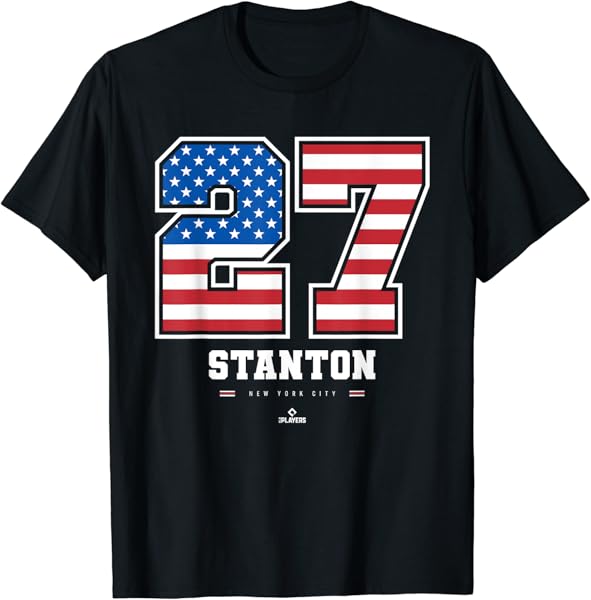 Giancarlo Stanton - US Flag Number T-Shirt