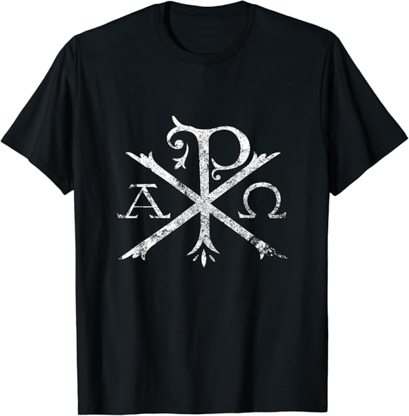 Christian Chi Rho Labarum Christogram Cross Faith T-Shirt
