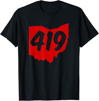 Amazon Com Toledo Sandusky Mansfield 419 Area Code Ohio T Shirt Clothing Amazon Com Toledo Sandusky Mansfield 419 Area Code Ohio T Shirt Clothing
