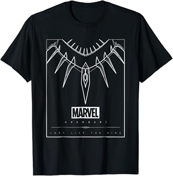 Black panther necklace shirt Clearance