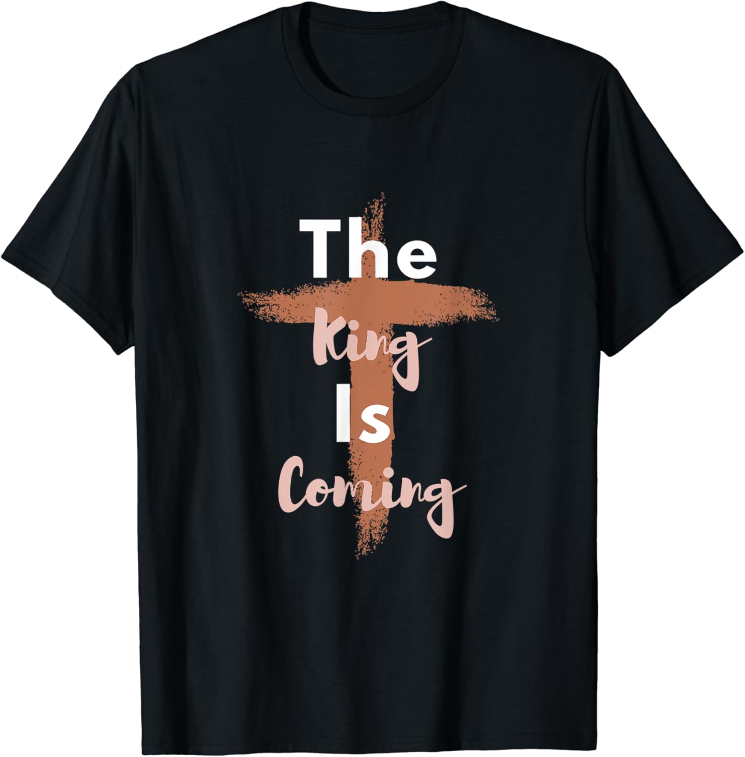 The king is coming t shirt Clearance