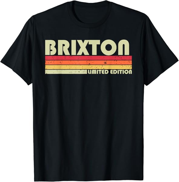 BRIXTON Gift Name Personalized Funny Retro Vintage Birthday T-Shirt