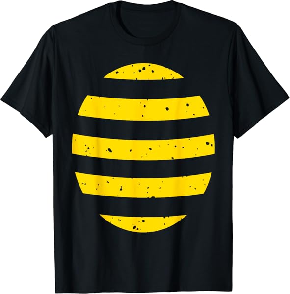 Halloween Bee Bumble Honey Bugs Lazy Easy Costume T-Shirt
