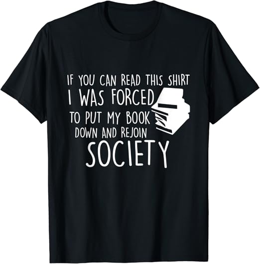 T shirts for book lovers Clearance