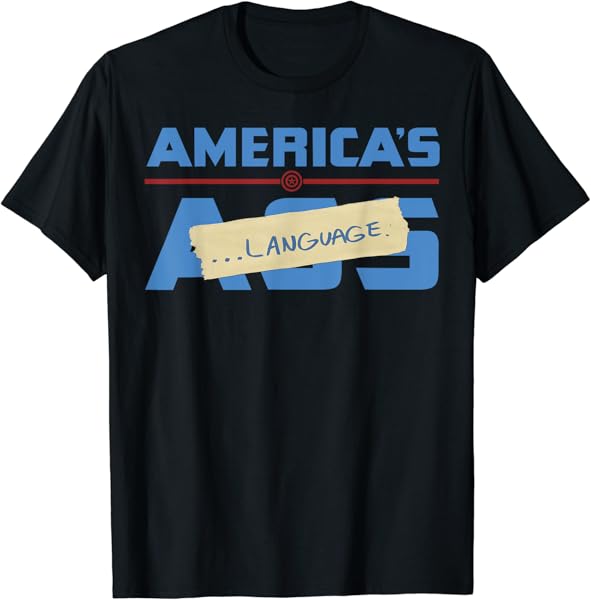 Marvel Avengers: Endgame Captain America America\'s Language T-Shirt