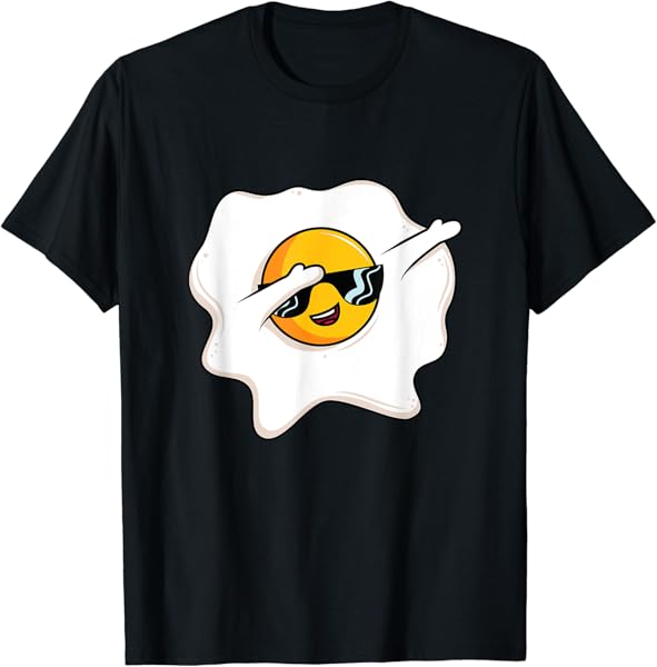 Dab Dabbing Egg Funny Fried Egg T-Shirt
