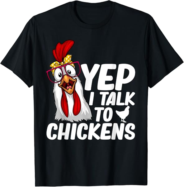 Cute Chicken Art For Men Women Kids Chicken Farmer Lovers T-Shirt