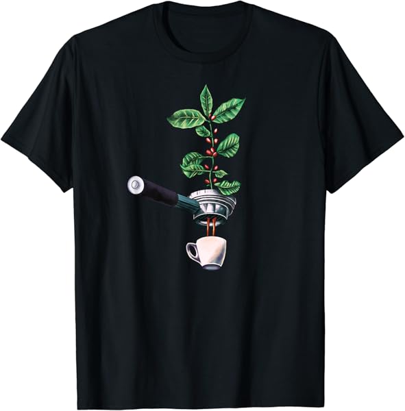 Coffee Plant Tshirt Espresso Barista T-Shirt