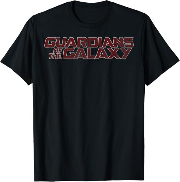 Marvel Guardians of the Galaxy Classic Bold Red Logo T-Shirt