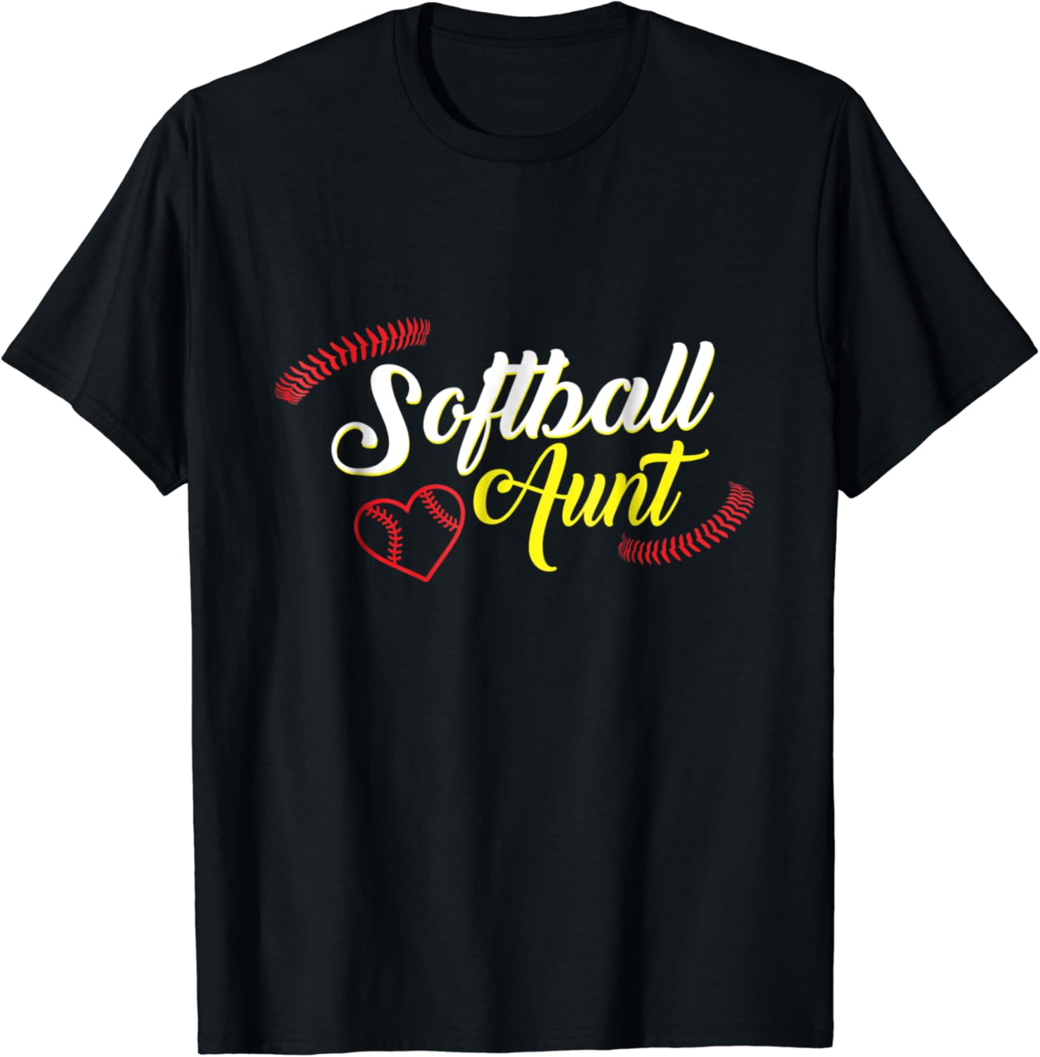 Proud Softball Aunt Shirt Gifts Clothing