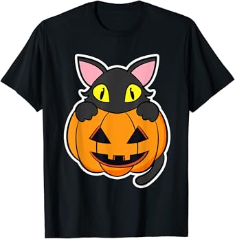 Cat and pumpkin shirt Clearance
