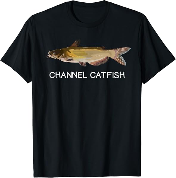 Channel Catfish Freshwater Game Fish T-Shirt