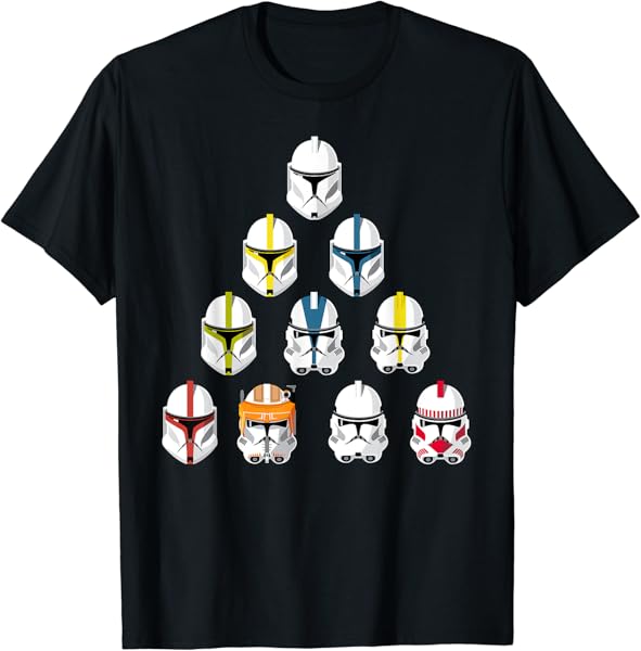 Star Wars Imperial Stormtroopers Helmet Pyramid T-Shirt T-Shirt