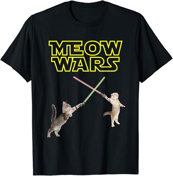 Meow wars t shirt Clearance