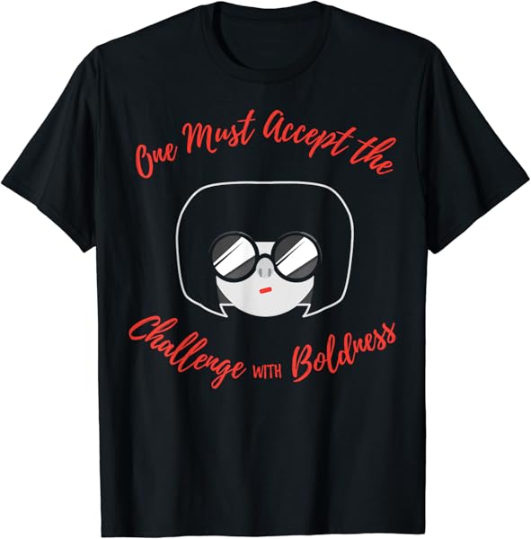 Disney Pixar Incredibles 2 Edna Accept The Challenge T-Shirt