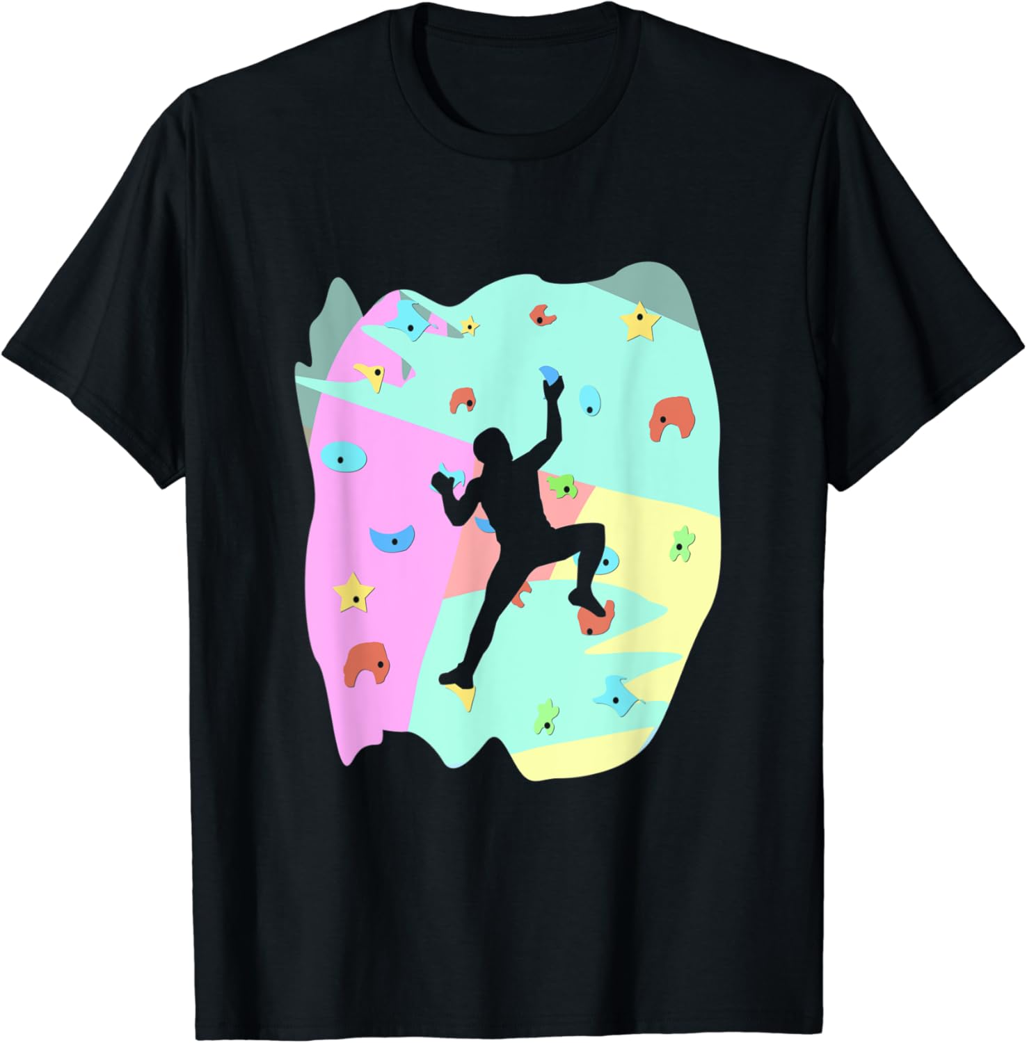 Indoor Rock Climbing Wall TShirt Clothing, Shoes & Jewelry