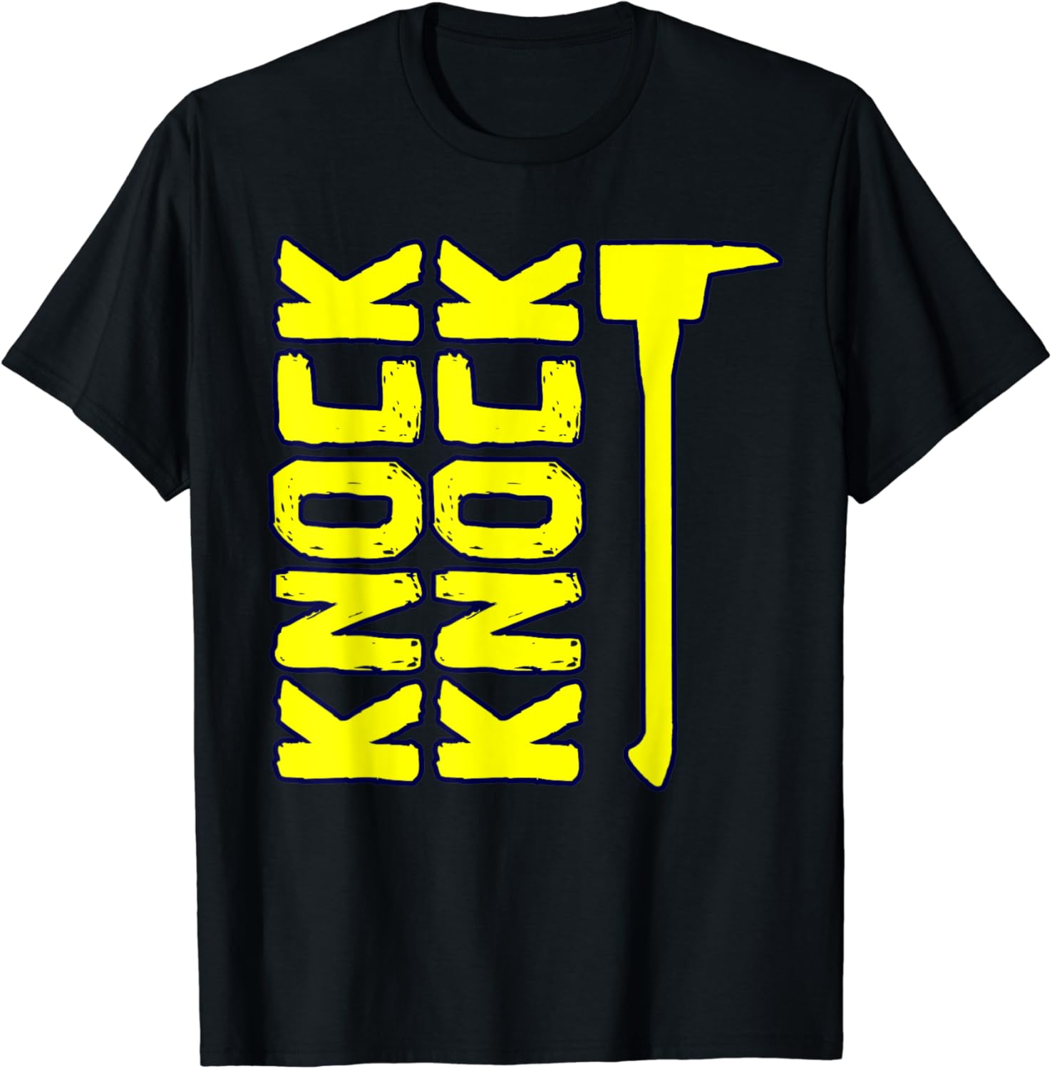 Knock Knock Sledgehammer Funny Firefighter TShirt Clothing