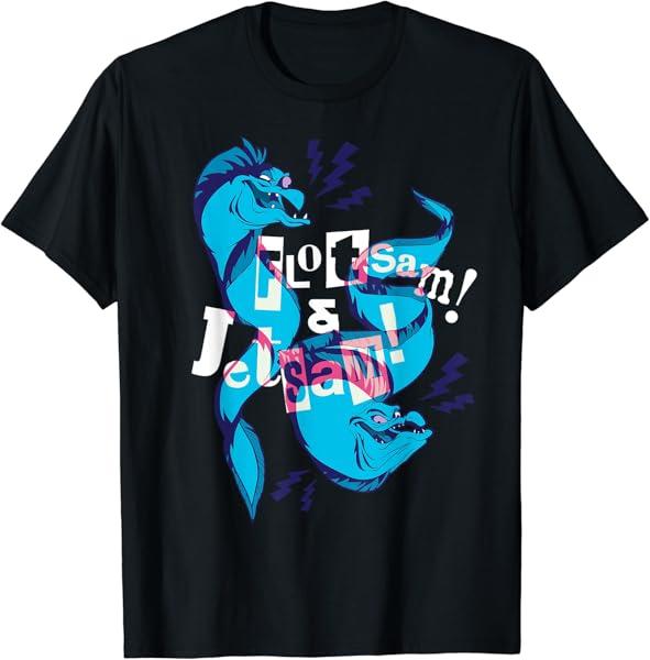 Disney The Little Mermaid Flotsam and Jetsam Eels T-Shirt