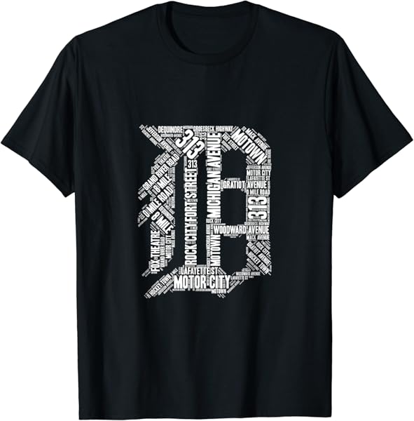 Detroit Graphic D T-Shirt