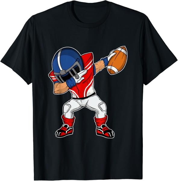 Dabbing Football Player - American Football Season Dab Dance T-Shirt