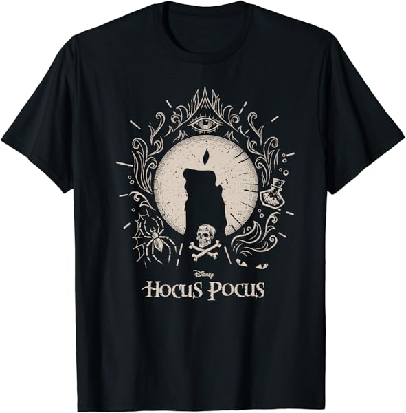 Disney Hocus Pocus Black Flame Premium T-Shirt