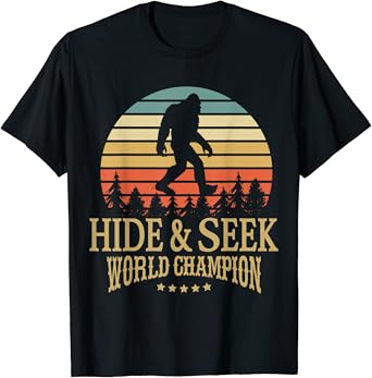 Hide and seek world champion shirt Clearance
