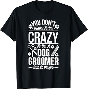 Dog grooming t shirts Clearance