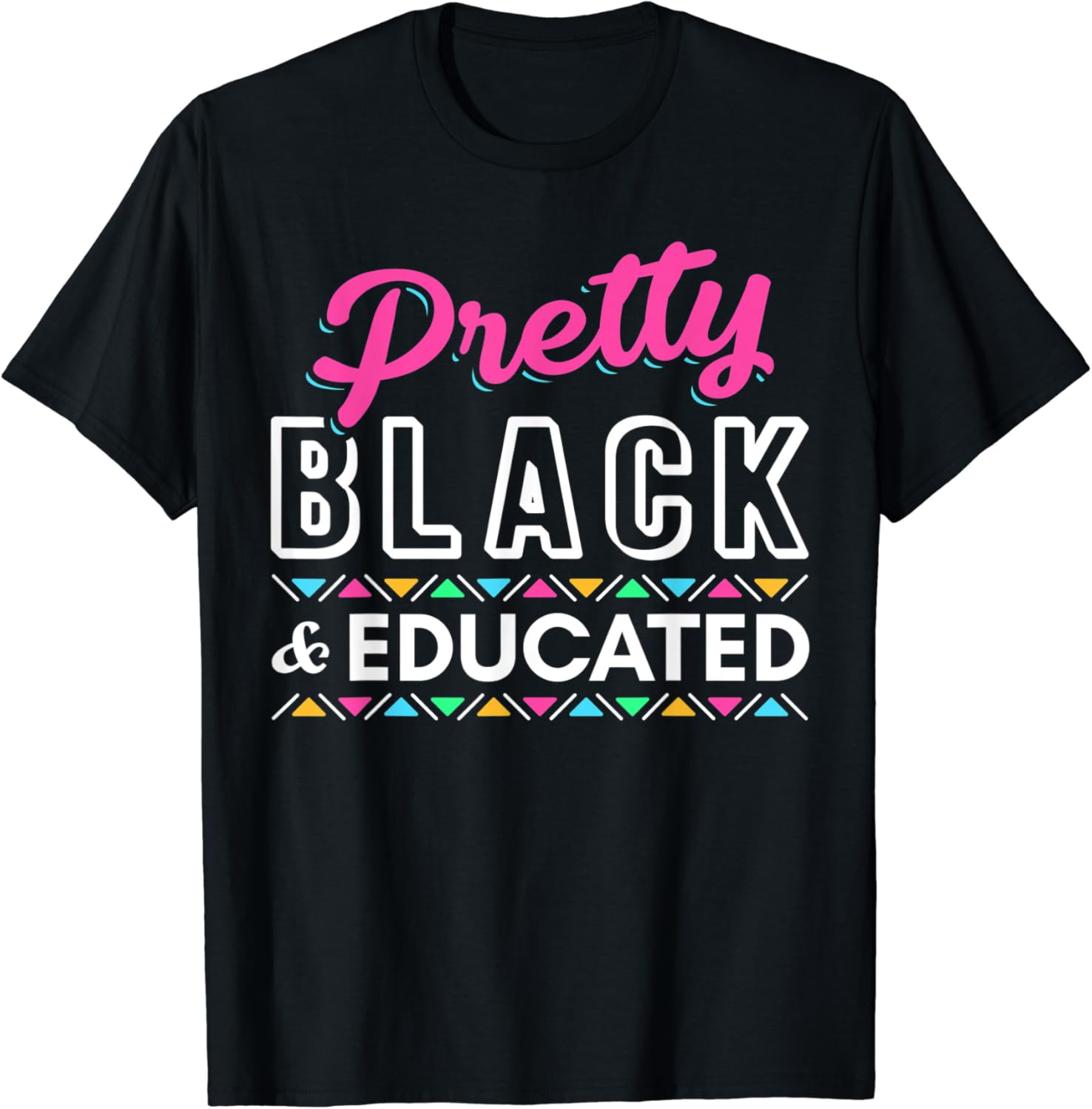 Black and educated t shirt Clearance