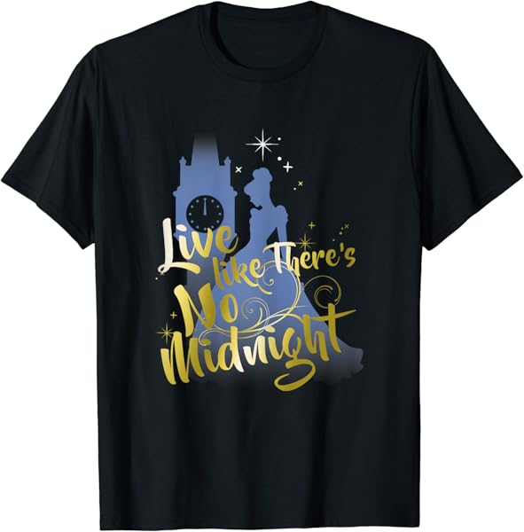 Disney Cinderella There\'s No Midnight Graphic T-Shirt T-Shirt