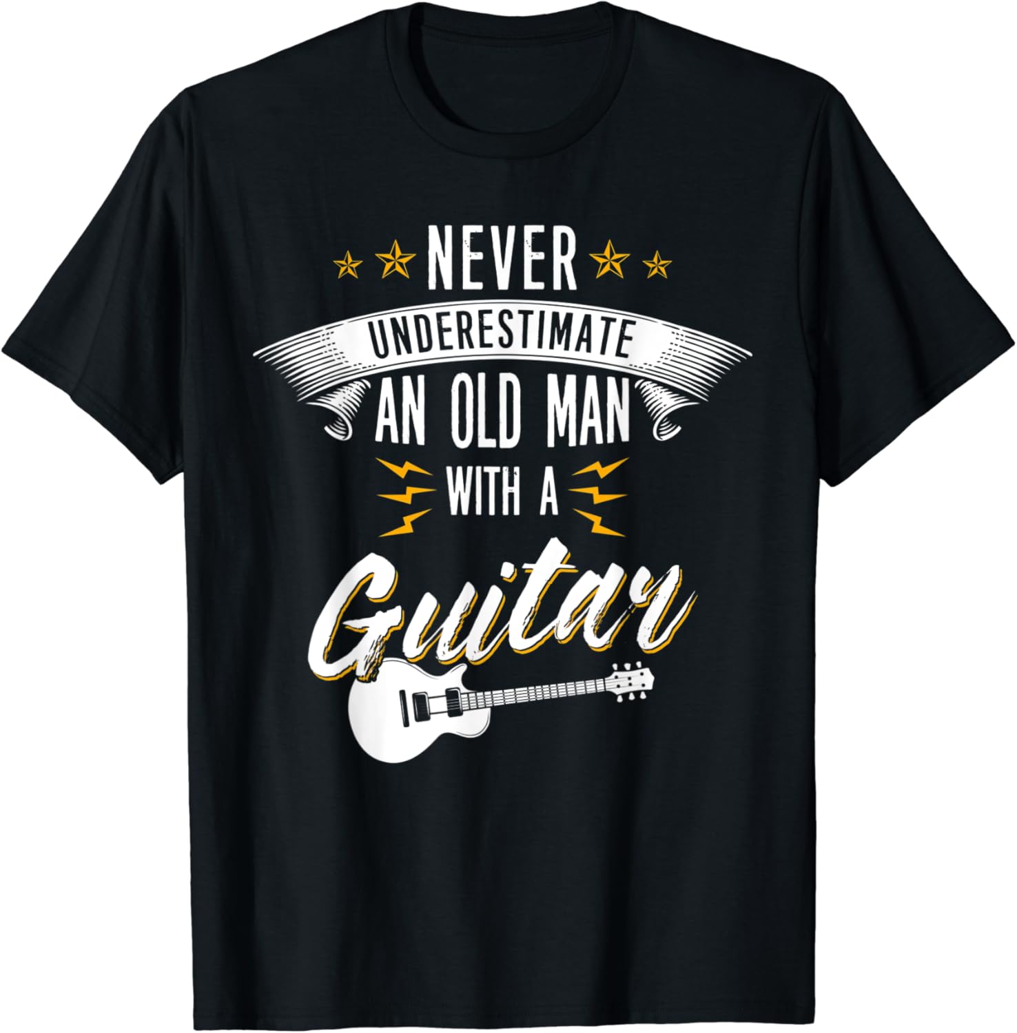 Mens guitar t shirts Clearance